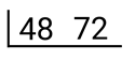 this image shows how to simplify fraction with long ladder method