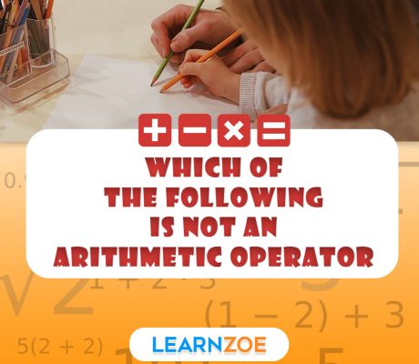 Which of the following is not an arithmetic operator